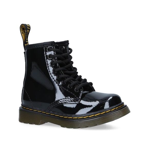 Dr. Martens NWT Sinclair Bex Patent Leather Boots Black Youth US Boys 5 Girls 6 - Picture 4 of 9